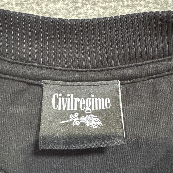 Civil Regime One Step Closer Dungeon Black Neon Graphic Tee Streetwear Men's L - Picture 5 of 12